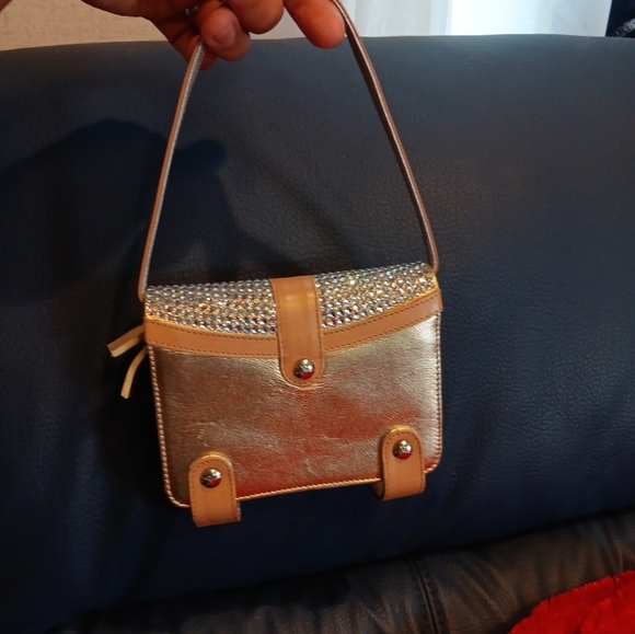 Giuseppe Zanotti Mini Leather Handbag Authentic  In Very Good Condition - Picture 3 of 8
